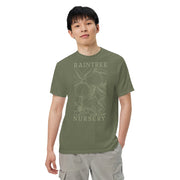 Apple Print Unisex T-Shirt in Olive-Raintree Nursery-S-