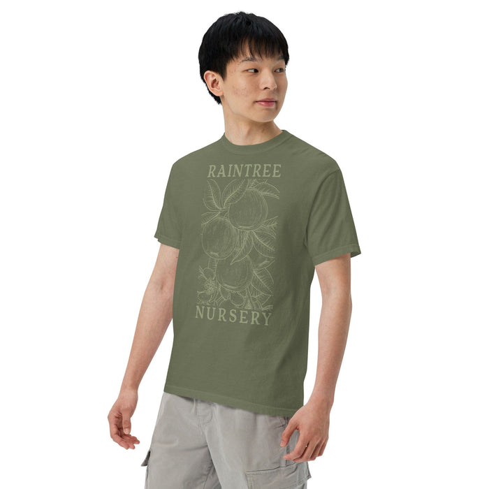 Apple Print Unisex T-Shirt in Olive-Raintree Nursery-